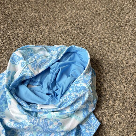 LILLY PULITZER SIZE 2 LUXLETIC DAPHNE SKORT TOILE ME ABOUT IT Blue UPF 50+ New - Picture 6 of 7